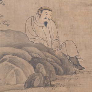 Chinese school: 'Man with two horses', ink and colour on silk, 18/19th C. — photo 3