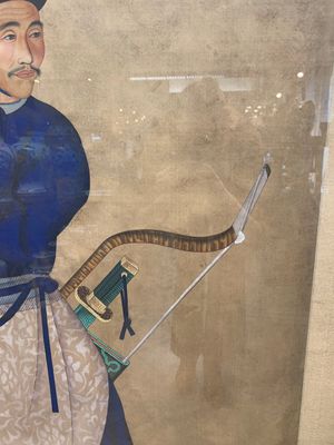 Chinese school: 'Manchu archer', ink and colour on silk, 18/19th C. — photo 3