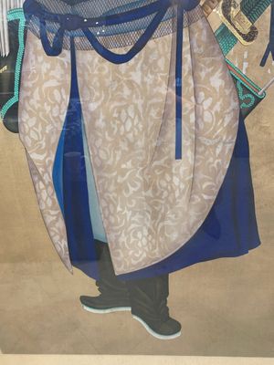 Chinese school: 'Manchu archer', ink and colour on silk, 18/19th C. — photo 4