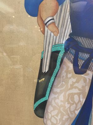 Chinese school: 'Manchu archer', ink and colour on silk, 18/19th C. — photo 8