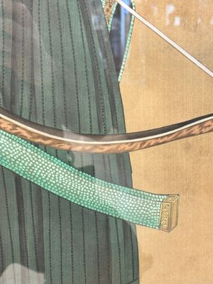 Chinese school: 'Manchu archer', ink and colour on silk, 18/19th C. — photo 16