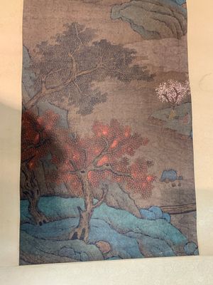 Chinese school: 'Mountainous landscape', ink and colour on paper, Qing or later — 照片 5