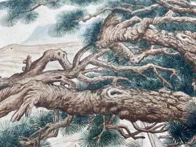 Chinese school, naar Giuseppe Castiglione 郎世寧 (1688-1766): '100 paarden', handscroll, inkt en kleur op papier, 18/19e eeuw — foto 22