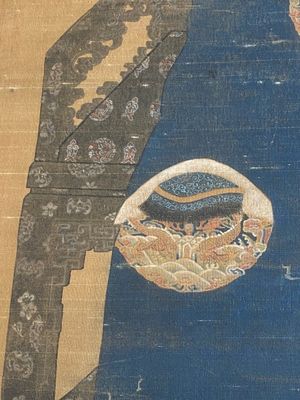 Chinese school: 'Portait of an imperial concubine', ink and colour on silk, Qing or later — foto 4