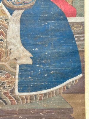 Chinese school: 'Portrait of an imperial concubine', ink and colour on silk, Qing — 照片 5