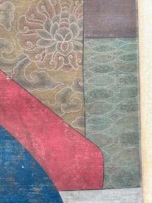 Chinese school: 'Portrait of an imperial concubine', ink and colour on silk, Qing — 照片 10