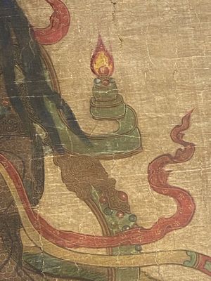 Chinese school: Portrait of Avalokitesvara, ink and colour on silk, Ming — photo 6