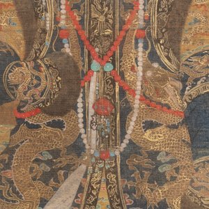 Chinese school: 'Portrait of Cixi', ink and colour on silk, Qing or later — foto 3