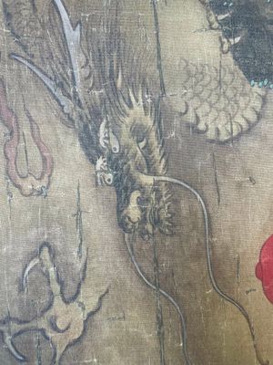 Chinese school: 'Portrait of emperor Yongzheng', ink and colour on silk, 19/20th C. — photo 8