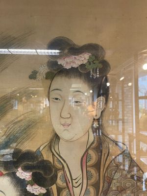 Chinese school: 'Presenting peaches to Xiwangmu', ink and colour on silk, 19th C. — foto 9