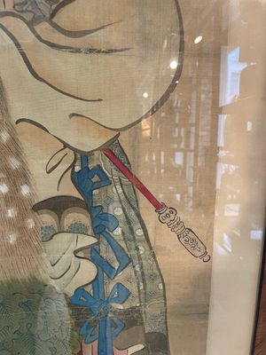 Chinese school: 'Presenting peaches to Xiwangmu', ink and colour on silk, 19th C. — foto 10