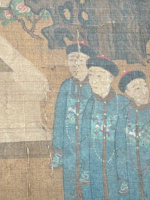 Chinese school: 'Qianlong's banquet', ink and colour on silk, Qing or later — foto 18