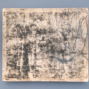 Chinese school, Qing, 19th C.: an album with 20 paintings, ink and color on silk, mounted on board — 照片 12