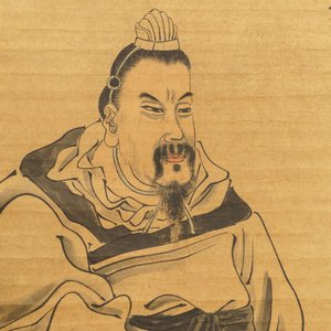 Chinese school, Qing, 19th C.: Calligraphy lessons, ink and color on paper, mounted on scroll — 照片 5