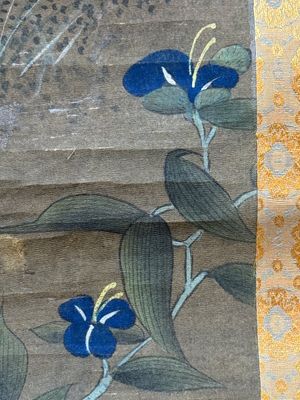 Chinese school: 'Rooster and flowers', ink and colour on silk, 19/20th C. — photo 10