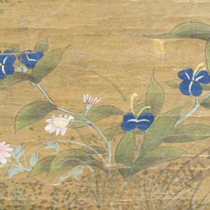Chinese school: 'Rooster and flowers', ink and colour on silk, 19/20th C. — photo 7