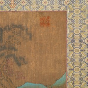 Chinese school: 'Sages in a lake landscape', ink and colour on silk, Ming or later — foto 3