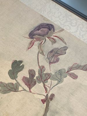 Chinese school: Seven works with insects and peonies, ink and colour on silk, 19/20th C. — 照片 14