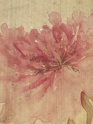 Chinese school: Seven works with insects and peonies, ink and colour on silk, 19/20th C. — 照片 35