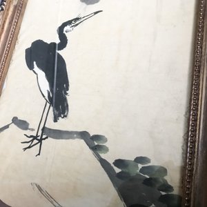 Chinese school, signed Li Kuchan (1899-1983), ink and colour on paper, dated 1972: four panels with birds on rocks — 照片 54