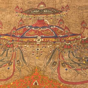 Chinese school: 'The 33-headed Avalokitesvara', ink and colour on silk, 19/20th C. — 照片 17