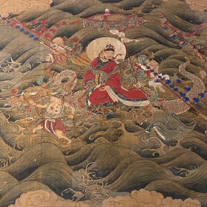Chinese school: 'The 33-headed Avalokitesvara', ink and colour on silk, 19/20th C. — 照片 26