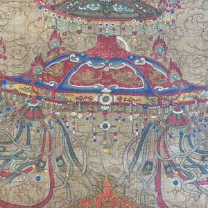 Chinese school: 'The 33-headed Avalokitesvara', ink and colour on silk, 19/20th C. — 照片 39