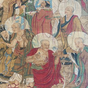Chinese school: 'The 33-headed Avalokitesvara', ink and colour on silk, 19/20th C. — 照片 54