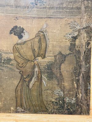 Chinese school: three various works, ink and colour on silk, one work signed Dai Xi 戴熙, 18/19th C. — 照片 14