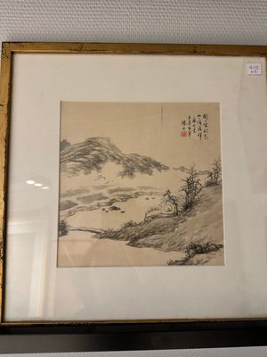 Chinese school: three various works, ink and colour on silk, one work signed Dai Xi 戴熙, 18/19th C. — 照片 7