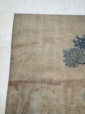 Chinese school: 'Two deer under a pine tree', ink and colour on silk, Qing or later — 照片 14
