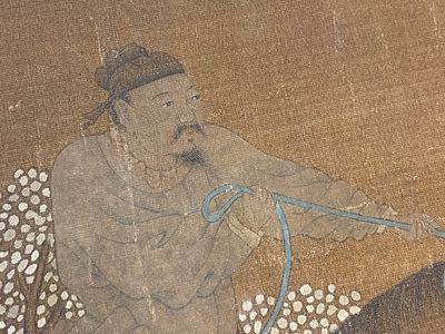 Chinese school: 'Two riders and eight horses', ink and colour on silk, probably Ming — 照片 12