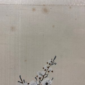 Chinese school: Vogels bij bloesemtakken, waterverf en inkt op zijde, 18/19e eeuw — foto 3