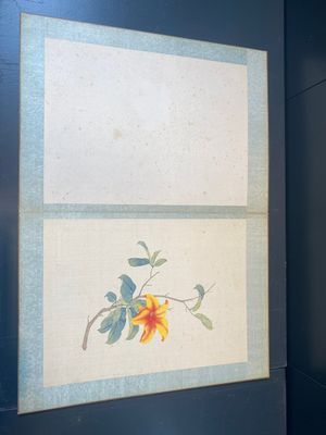 Chinese school: Zeven werken met vogels en bloemen, inkt en kleur op zijde, gesigneerd Jinghan 景涵, 19/20e eeuw — foto 2