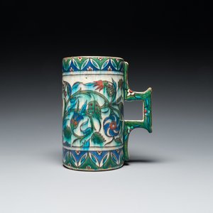 Chope en faïence dans le style d'Iznik, Kutahya, la Turquie, 19ème — photo 4