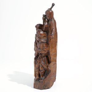 Christ Carrying the Cross, retable fragment, oak, Flanders, 16th C. — photo 4