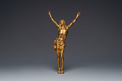 Christ en bronze doré, Italie, 18ème