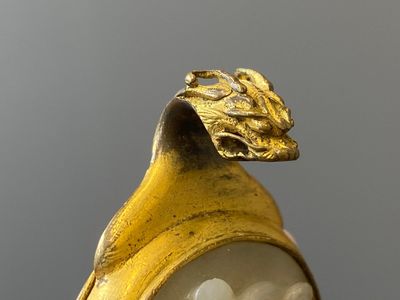 Cinq boucles de ceintures sculptées en jade blanc, Chine, Qing — photo 23