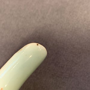 Cinq cuillères en porcelaine de Chine polychrome, 19/20ème — photo 8