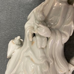 Cinq figures en porcelaine blanc de Chine de Dehua, 19/20ème — photo 9