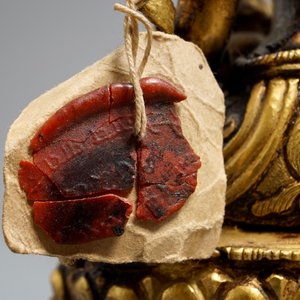 Cinq modèles de Bouddha en bronze doré, Sino-Tibet, 19/20ème — photo 3