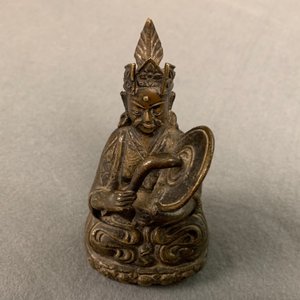 Cinq objets votives bouddhistes en bronze, Tibet et Népal, 18/19ème — photo 41