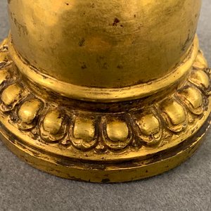 Cinq objets votives bouddhistes en bronze, Tibet et Népal, 18/19ème — photo 55