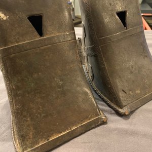 Cinq paires d'étriers en bronze, Chine et Japon, 18/19ème — photo 26