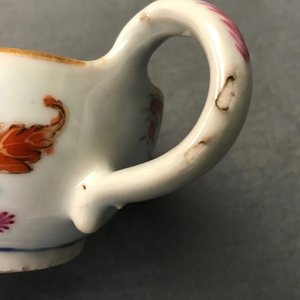 Cinq pièces en porcelaine de Chine famille rose à décor 'pseudo feuille de tabac', Qianlong — photo 13