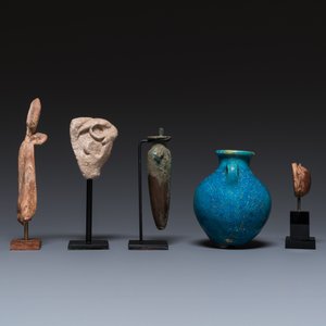 Cinq sujets divers, Egypte, Nouvel Empire à Basse époque — photo 3