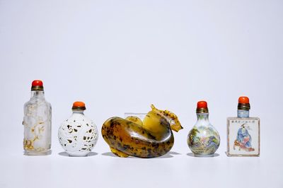 Cinq tabatières, Chine, 19/20ème