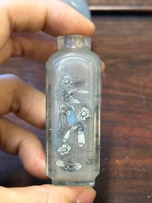 Cinq tabatières en verre peint à l'intérieur, Chine, 20ème — photo 17