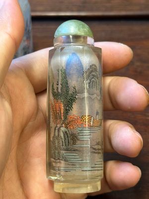 Cinq tabatières en verre peint à l'intérieur, Chine, 20ème — photo 33
