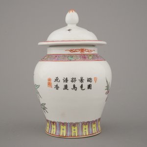 Collectie van 7 vazen in Chinees porselein, 20e eeuw — foto 9